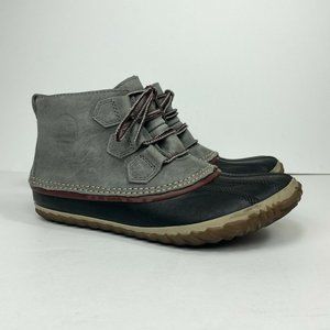 Sorel Out N About Leather Waterproof Ankle Boots